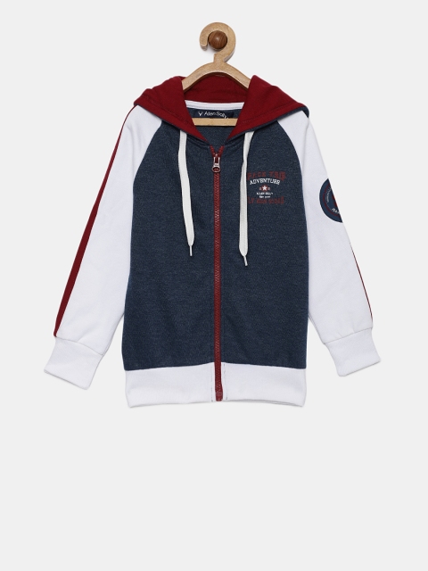 

Allen Solly Junior Boys Blue Solid Hooded Sweatshirt