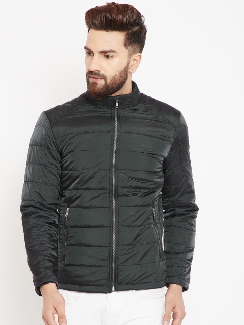 

Pierre Carlo Men Black Solid Padded Jacket