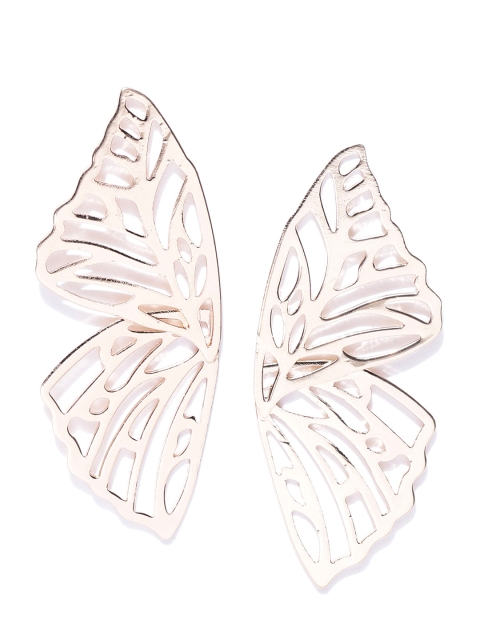 

OOMPH Rose Gold-Plated Contemporary Drop Earrings