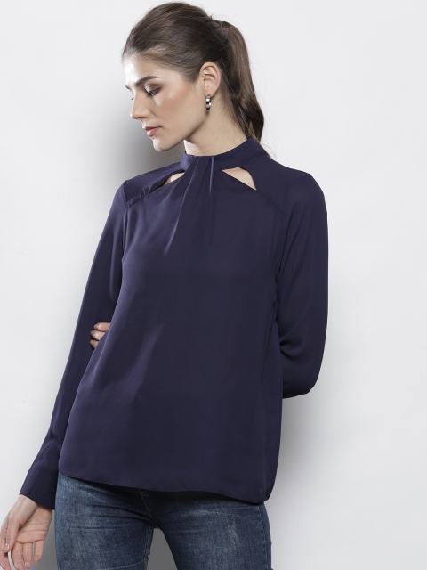 

DOROTHY PERKINS Women Aubergine Solid Top, Purple