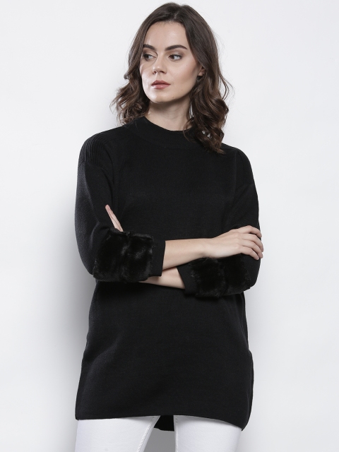 

DOROTHY PERKINS Women Black Solid Pullover