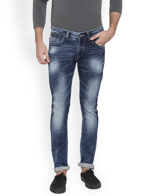 

SPYKAR Men Blue Skinny Fit Low-Rise Clean Look Jeans