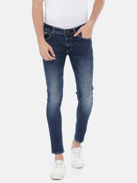 

SPYKAR Men Blue Super Skinny Fit Low-Rise Clean Look Stretchable Jeans