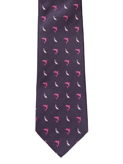 

Alvaro Castagnino Purple Printed Broad Tie