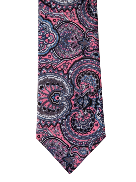 

Alvaro Castagnino Men Pink & Grey Broad Tie