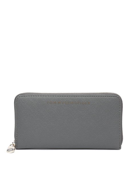 

Tommy Hilfiger Women Grey Solid Zip Around Wallet