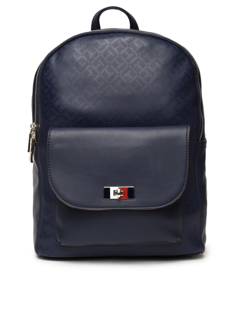 

Tommy Hilfiger Women Navy Blue Solid Backpack