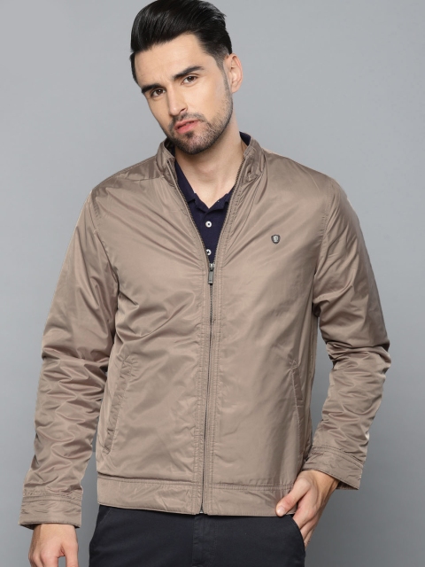

Louis Philippe Men Brown Solid Tailored Jacket