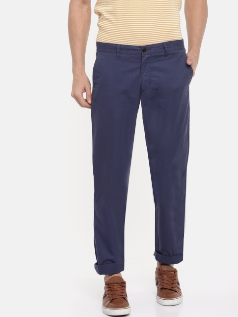 

Louis Philippe Sport Men Blue Slim Fit Solid Chinos