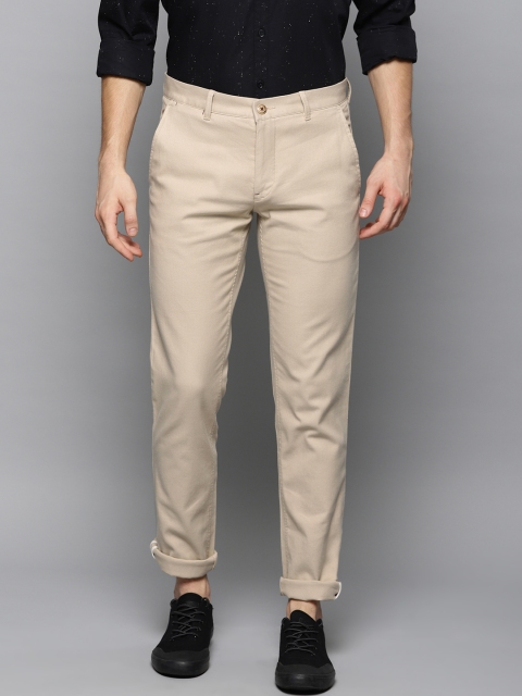 

Louis Philippe Sport Men Beige Slim Fit Solid Chinos