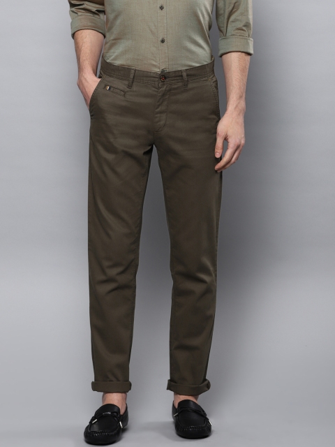 

Louis Philippe Sport Men Brown Slim Fit Solid Chinos