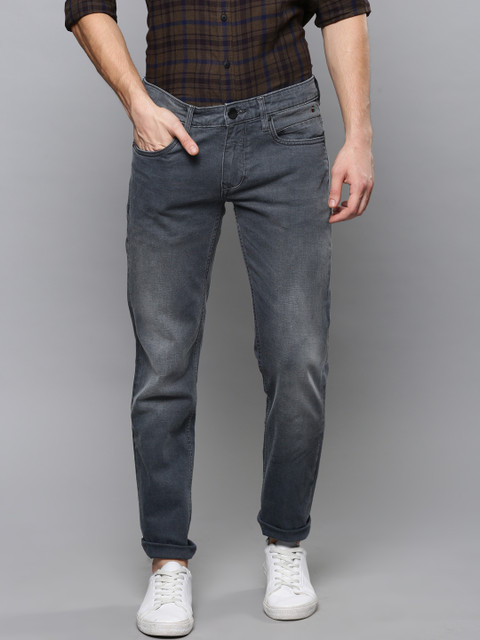 

Louis Philippe Jeans Men Grey Slim Fit Low-Rise Clean Look Stretchable Jeans