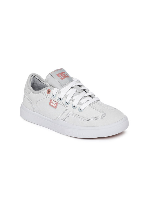 

DC Women Grey VESTREY Leather Sneakers