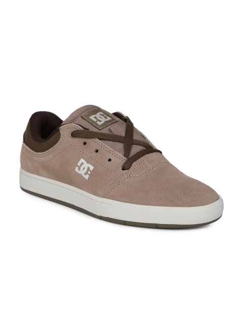 

DC Men Brown CRISIS Suede Sneakers