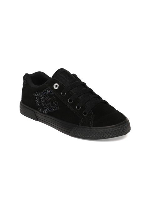 

DC Women Black Suede Sneakers