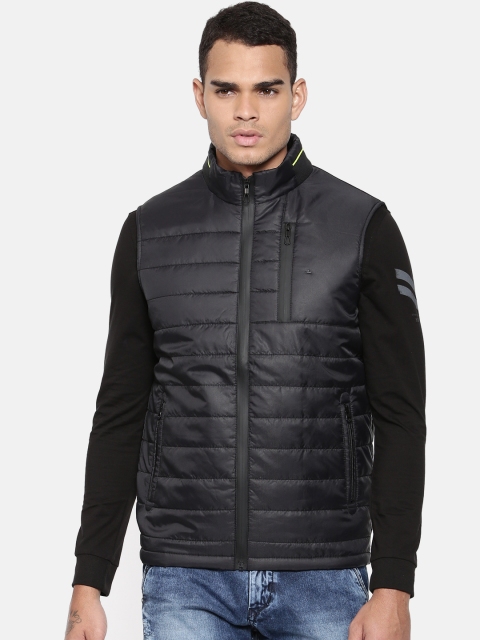 

SPYKAR Men Black Solid Puffer Jacket