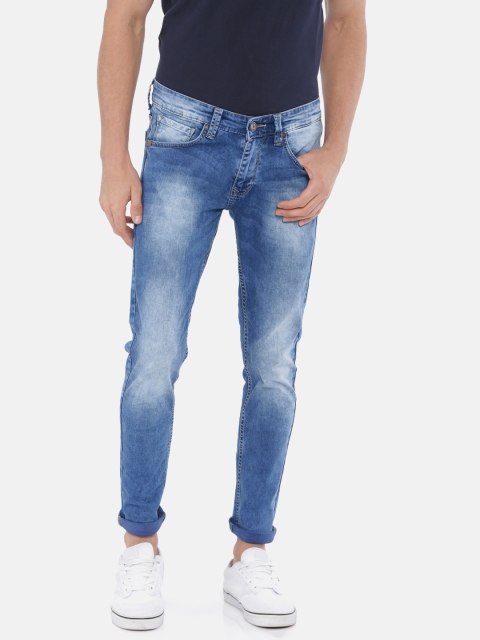 

SPYKAR Men Blue Super Skinny Fit Low-Rise Clean Look Stretchable Jeans