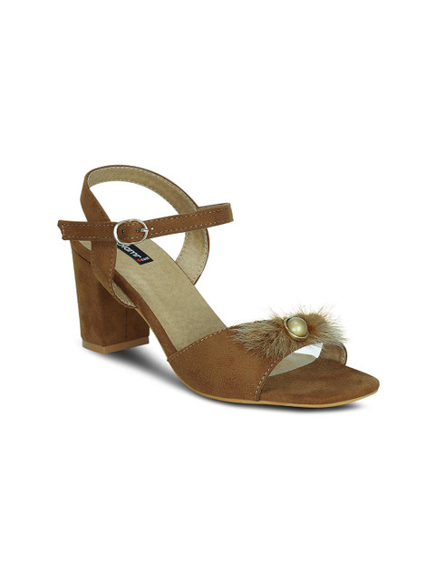 

Get Glamr Women Brown Solid Sandals