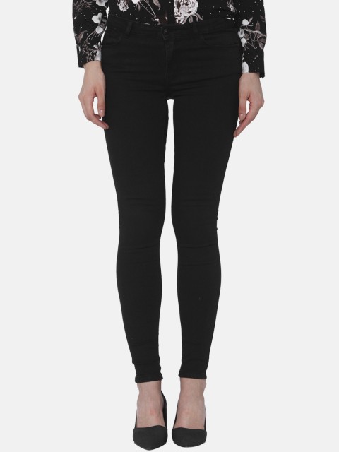 

Vero Moda Women Black Slim Fit Clean Look Stretchable Jeans