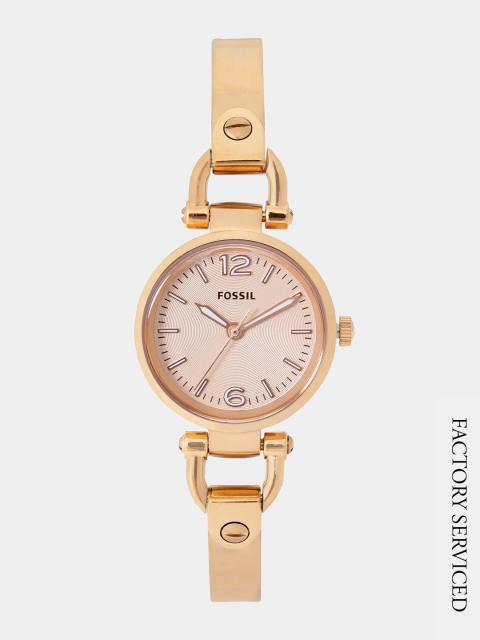 

Fossil Women Peach-Coloured Analogue Watch