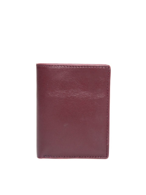 

Raymond Men Maroon Solid Two Fold Wallet