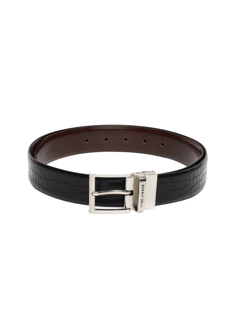 

Park Avenue Men Black Leather Solid Belt