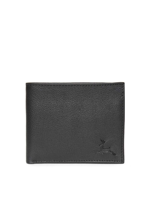 

Parx Men Black Solid Two Fold Wallet