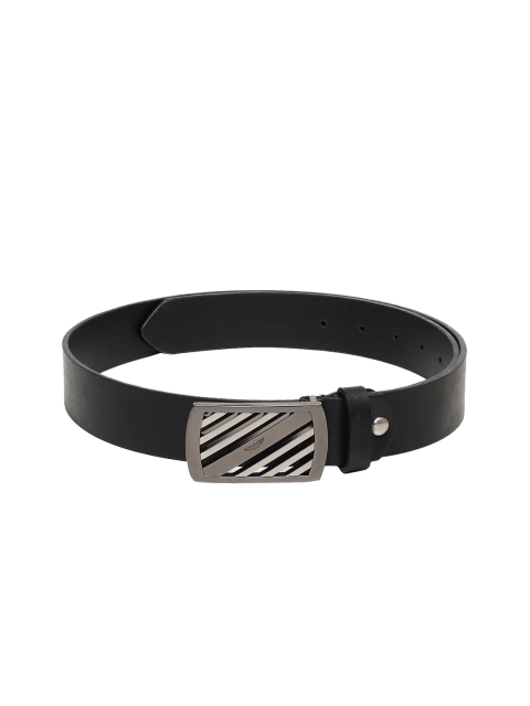 

Park Avenue Men Black Leather Solid Belt