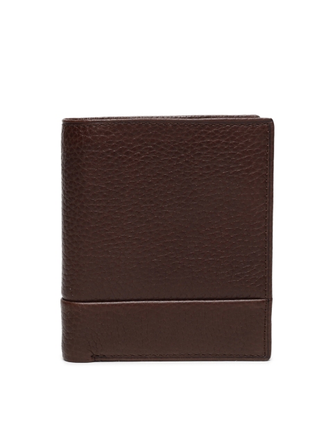 

Raymond Men Brown Solid Two Fold Wallet