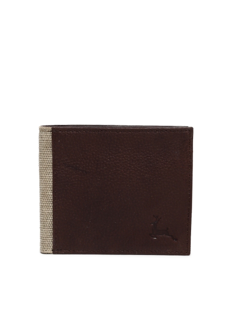 

Parx Men Brown Solid Two Fold Wallet