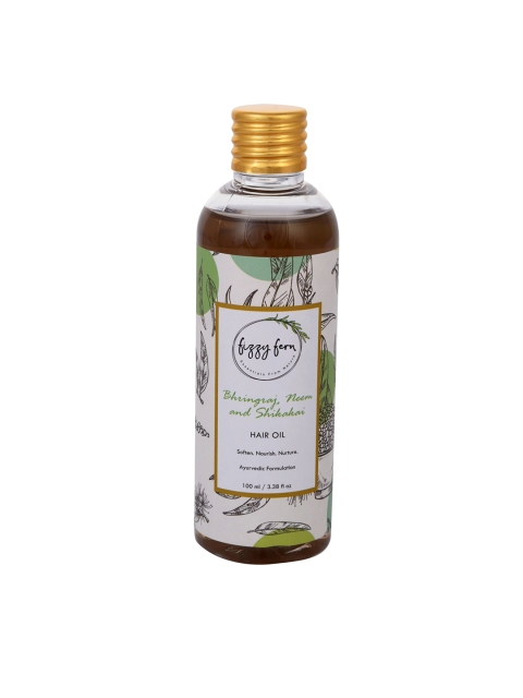 

Fizzy Fern Bhringraj, Neem & Shikakai Hair Oil 100 ml, Brown