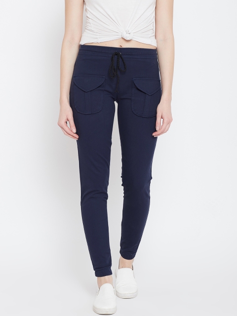

Rider Republic Women Navy Blue Regular Fit Solid Joggers