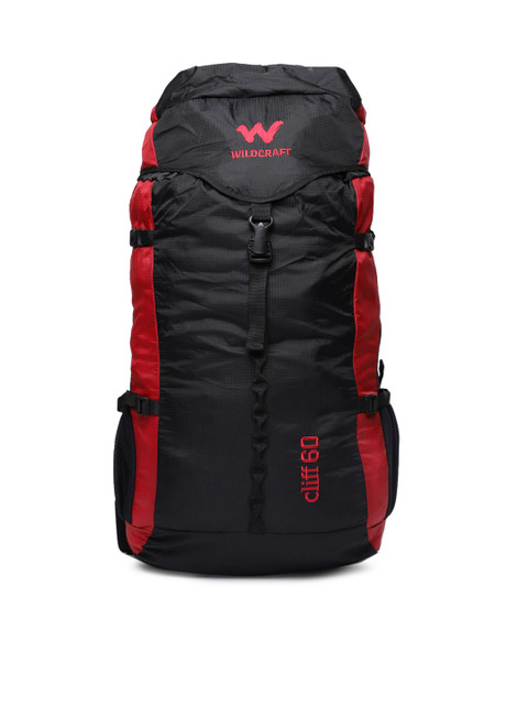 

Wildcraft Unisex Red & Black Colourblocked Cliff 60 New Rucksack