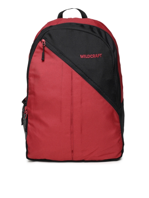 

Wildcraft Unisex Red Colourblocked Backpack