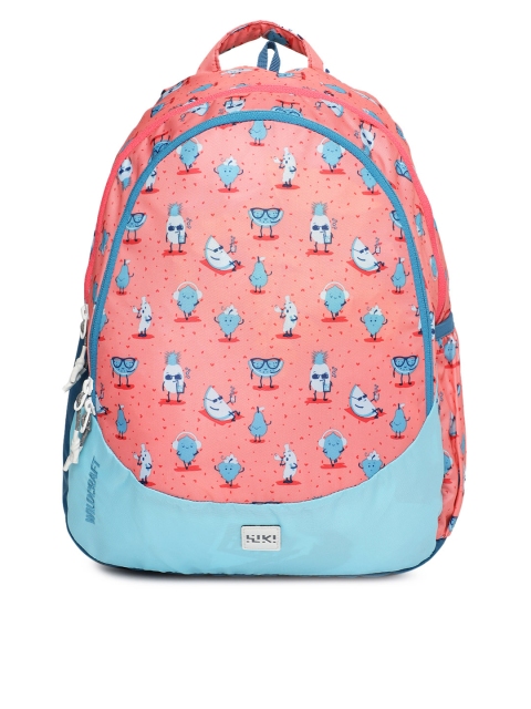 

Wildcraft Unisex Pink Graphic Backpack