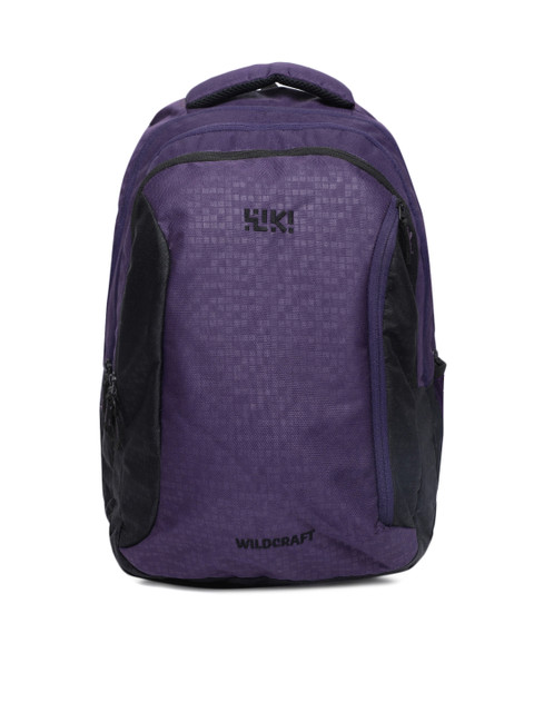 

Wildcraft Unisex Purple & Black BB 1 Backpack
