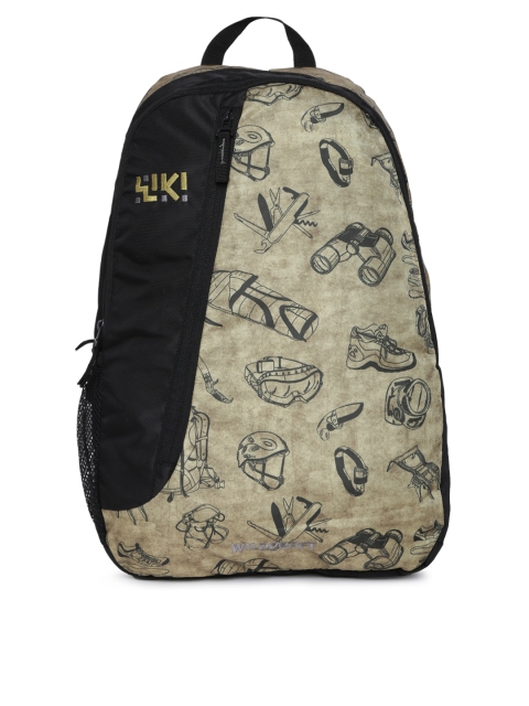 

Wildcraft Unisex Khaki Graphic Backpack