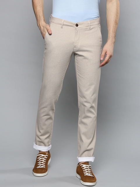 

Louis Philippe Sport Men Beige Slim Fit Solid Regular Trousers