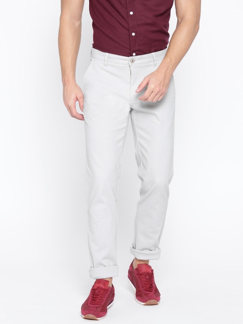 

Louis Philippe Sport Men Grey Slim Fit Solid Trousers