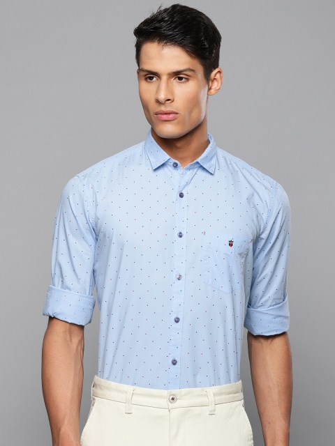 

Louis Philippe Sport Men Blue Slim Fit Printed Casual Shirt