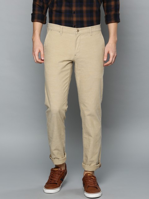 

Louis Philippe Sport Men Khaki Slim Fit Solid Regular Trousers