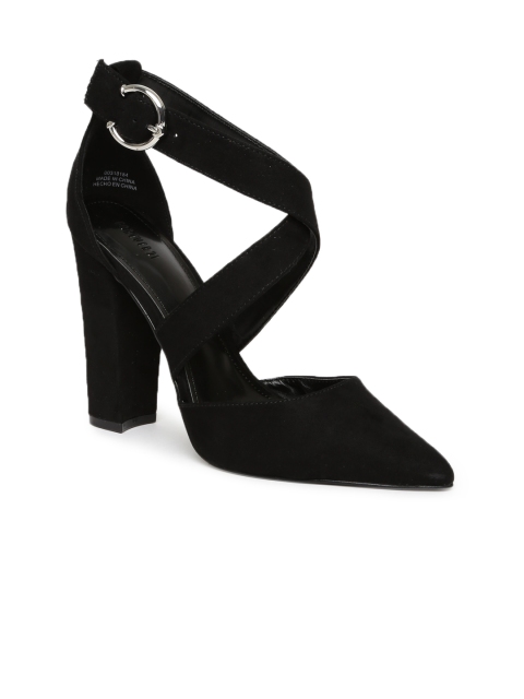 

FOREVER 21 Women Black Solid Pumps
