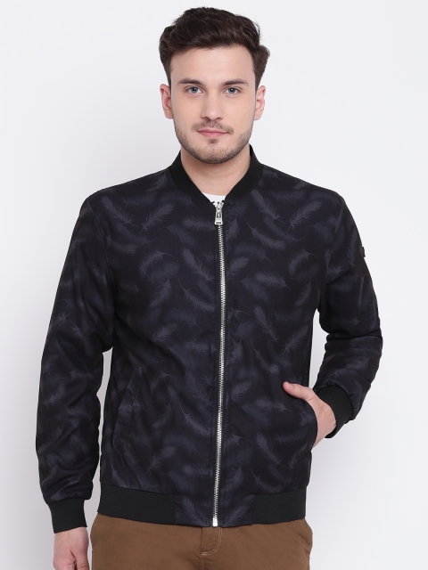 

Blackberrys Men Black Printed Bomber