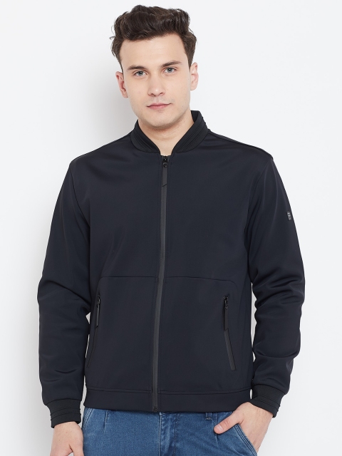 

Blackberrys Men Black Solid Tailored Jacket