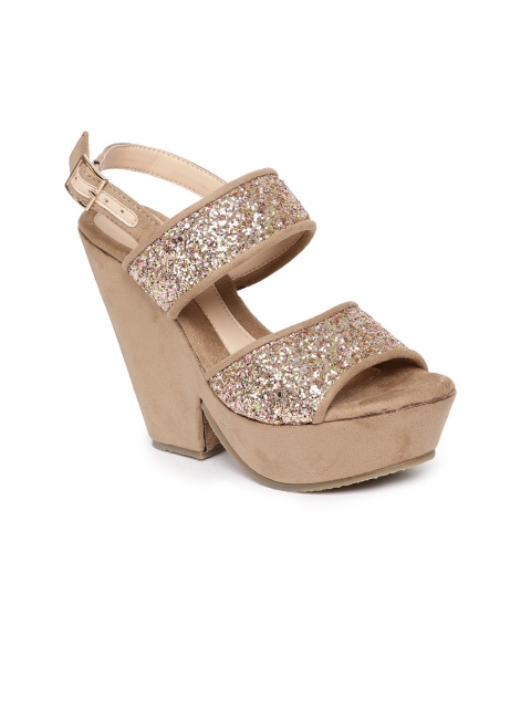 

Catwalk Women Brown Embellished Platform Sandals