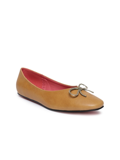 

Catwalk Women Tan Brown Solid Ballerinas