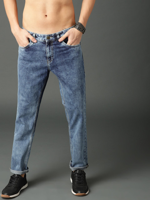 

Roadster Men Blue Slim Fit Mid-Rise Clean Look Stretchable Jeans