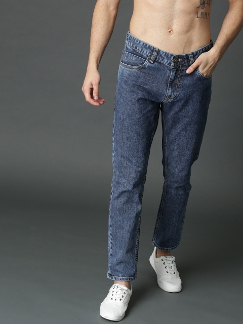 

Roadster Men Navy Blue Slim Fit Mid-Rise Clean Look Stretchable Jeans