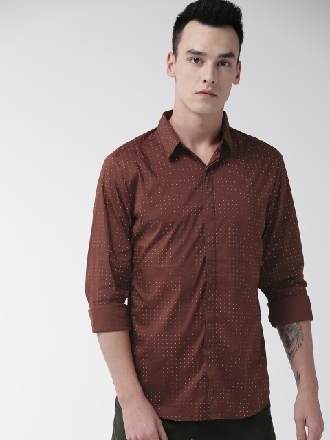 

Levis Men Brown Printed Casual Shirt