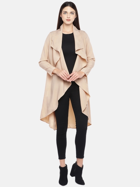 

JC Collection Beige Solid Shrug